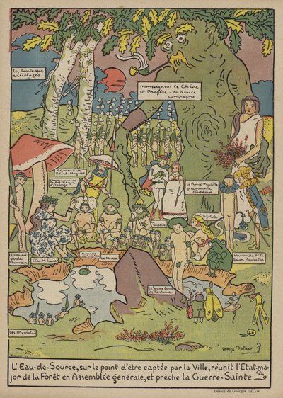 Illustration pour Le Rire - Georges Delaw