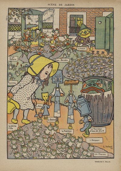 Illustration pour Le Rire - Georges Delaw