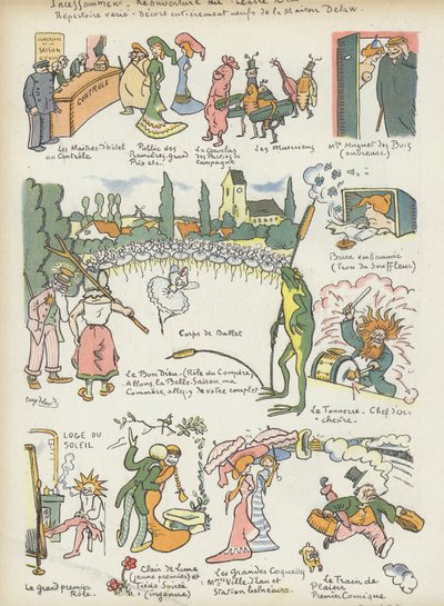 Illustration pour Le Rire - Georges Delaw