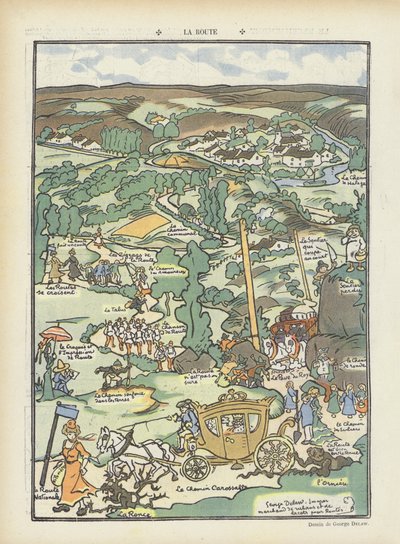 Illustration pour Le Rire - Georges Delaw