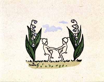 Brins de muguet et elfes dansants - dans "Sur les chemins de France" par Georges Delaw - Georges Delaw