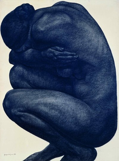 Femme nue accroupie, 1916 - Georges Dorignac