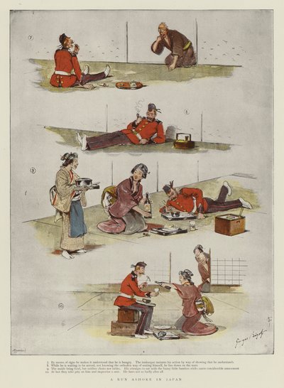 Une escale au Japon - Georges Ferdinand Bigot