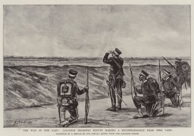 La guerre en Orient, éclaireurs d