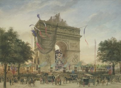 Les funérailles de Victor Hugo (1802-85) 1885 - Georges Francois Guiaud