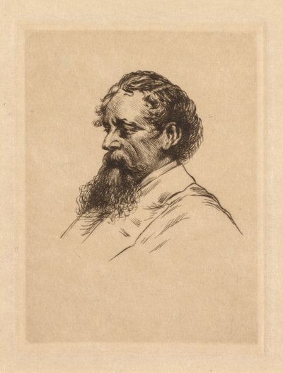 Portrait de Charles Dickens - Georges Gorvel