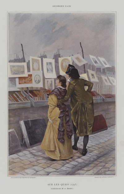 Sur les Quais (1795) - Georges Jules Auguste Cain