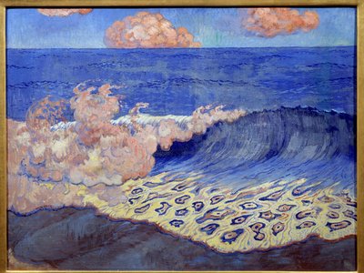 Bleu Marine, effets de vagues - Georges Lacombe