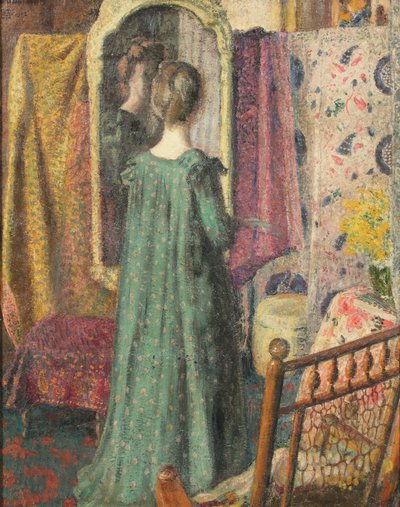 Femme devant un miroir - Georges Lemmen