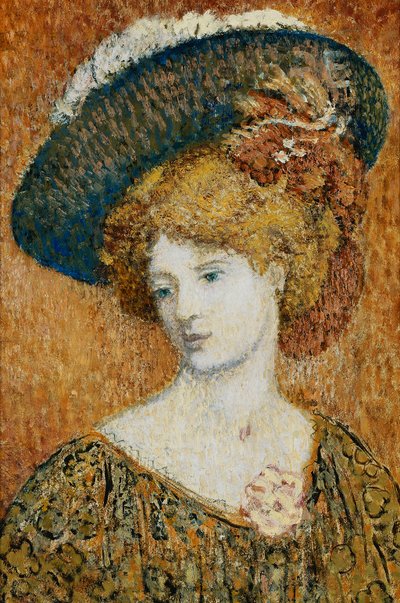 Femme au Chapeau - Georges Lemmen