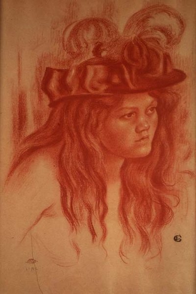 Jeune Fille avec un Chapeau - Georges Lemmen