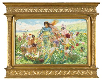 Le chevalier aux fleurs - Georges Marie Rochegrosse