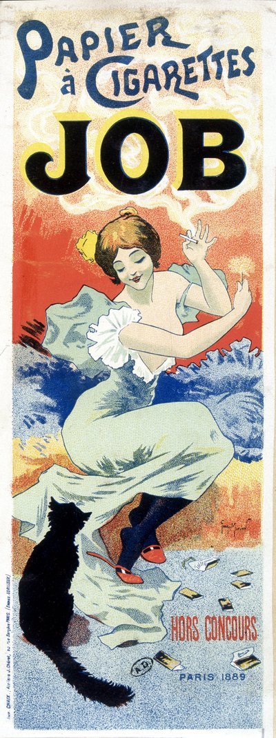 Affiche du papier à cigarettes "Job" par Georges Meunier - Georges Meunier