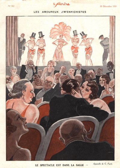 Le spectacle dans la salle, illustration de 