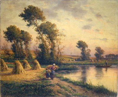 Paysage rural - Georges Philibert Charles Maroniez