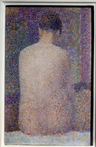Modèle, vue de dos - Georges Pierre Seurat