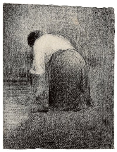 Femme agenouillée - Georges Pierre Seurat