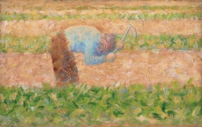 Homme avec une houe, vers 1882 - Georges Pierre Seurat