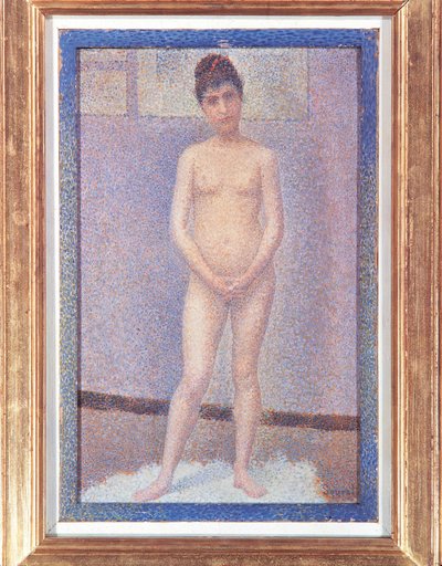 Modèle de face (Poseuse de face) - Georges Pierre Seurat