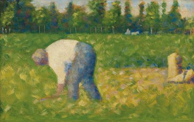 Paysan travaillant - Georges Pierre Seurat