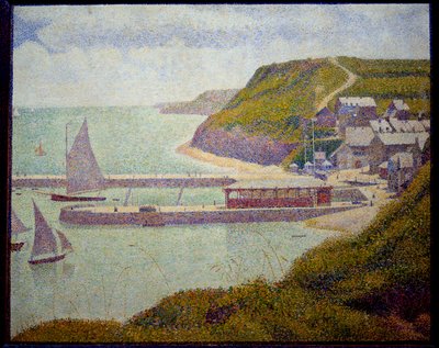 Port en Bessin, avant-port, marée haute - Georges Pierre Seurat