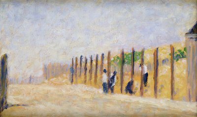 Poussée des poteaux - Georges Pierre Seurat