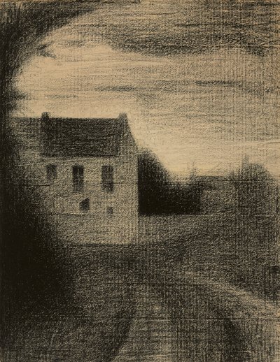 Maison carrée, vers 1882-1884 - Georges Pierre Seurat