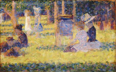 Étude pour La Grande Jatte, 1884-1885 - Georges Pierre Seurat