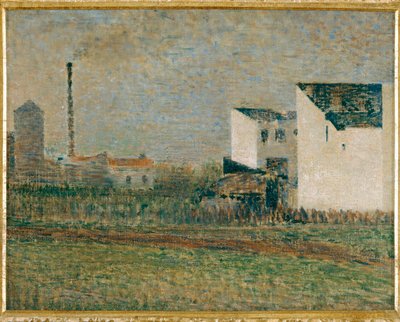 Banlieue (peinture sur toile) - Georges Pierre Seurat