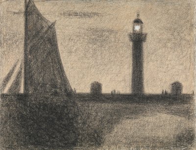 Le phare de Honfleur - Georges Pierre Seurat