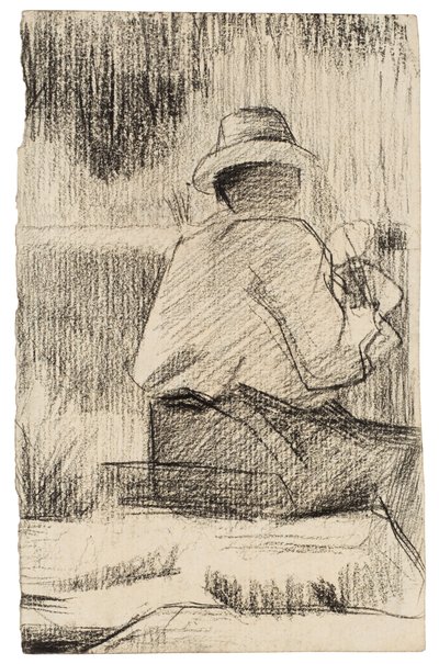 Le peintre et sa palette, vers 1881 - Georges Pierre Seurat
