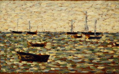 La Mer à Grandcamp, 1885 - Georges Pierre Seurat