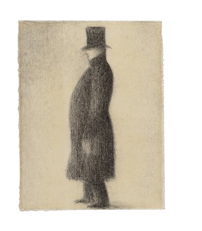 Le chapeau haut de forme, vers 1883 - Georges Pierre Seurat