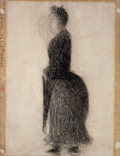 Femme au parapluie - Georges Pierre Seurat