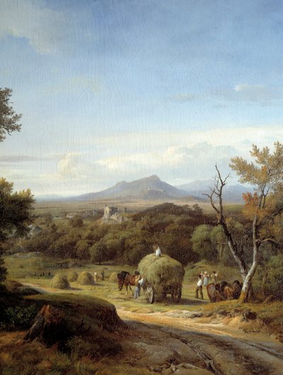 Scène de campagne (détail gauche) - Georges Prieur