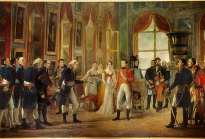 Napoléon Ier (1769-1821) reçu à Saint-Cloud le Sénatus-Consulte qui l