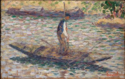 Un pêcheur - Georges Seurat