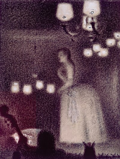 Au concert Eden, 1886-7 - Georges Seurat