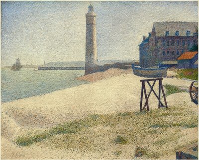 Le phare à Honfleur. 1886 - Georges Seurat