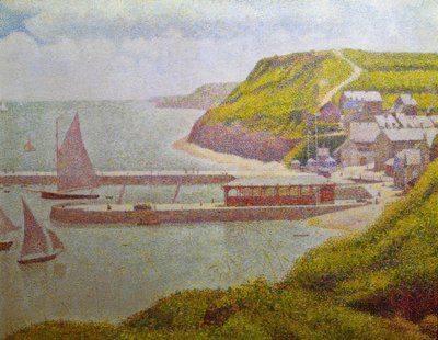 Port-en-Bessin, avant-port, marée haute (Calvados) - Georges Seurat