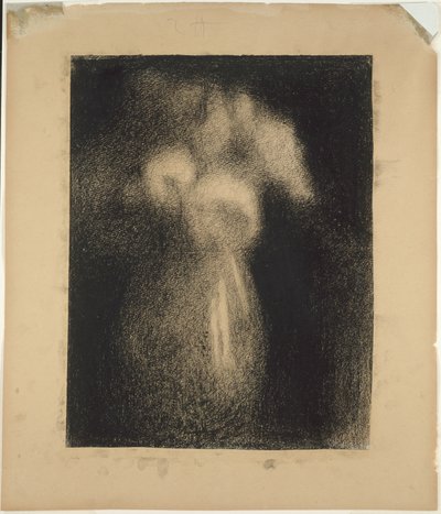 Roses dans un vase - Georges Seurat