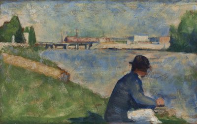Étude pour "Les Baigneurs à Asnières" - Georges Seurat