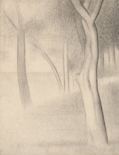 Arbres (étude pour La Grande Jatte) - Georges Seurat
