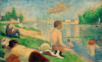 Une baignade, Asnières (Étude finale) - Georges Seurat