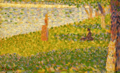 Femmes sur la rive, étude pour La Grande Jatte - Georges Seurat