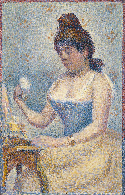 Jeune femme se poudrant, 1889 - Georges Seurat