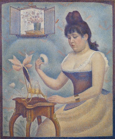 Jeune Femme se Poudrant, vers 1888-90 - Georges Seurat