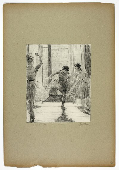 Avant le cours de danse classique - Georges William Thornley