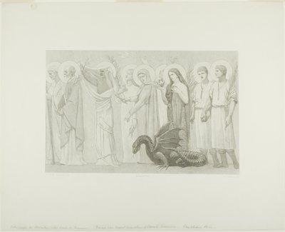 Vie pastorale de sainte Geneviève (panneau de droite) - Georges William Thornley