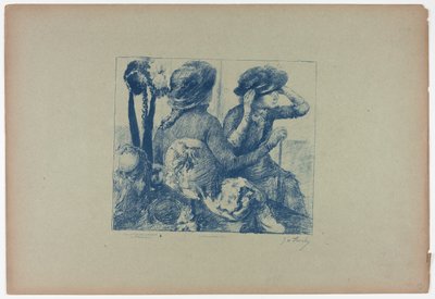 Femmes dans un magasin de chapeaux - Georges William Thornley